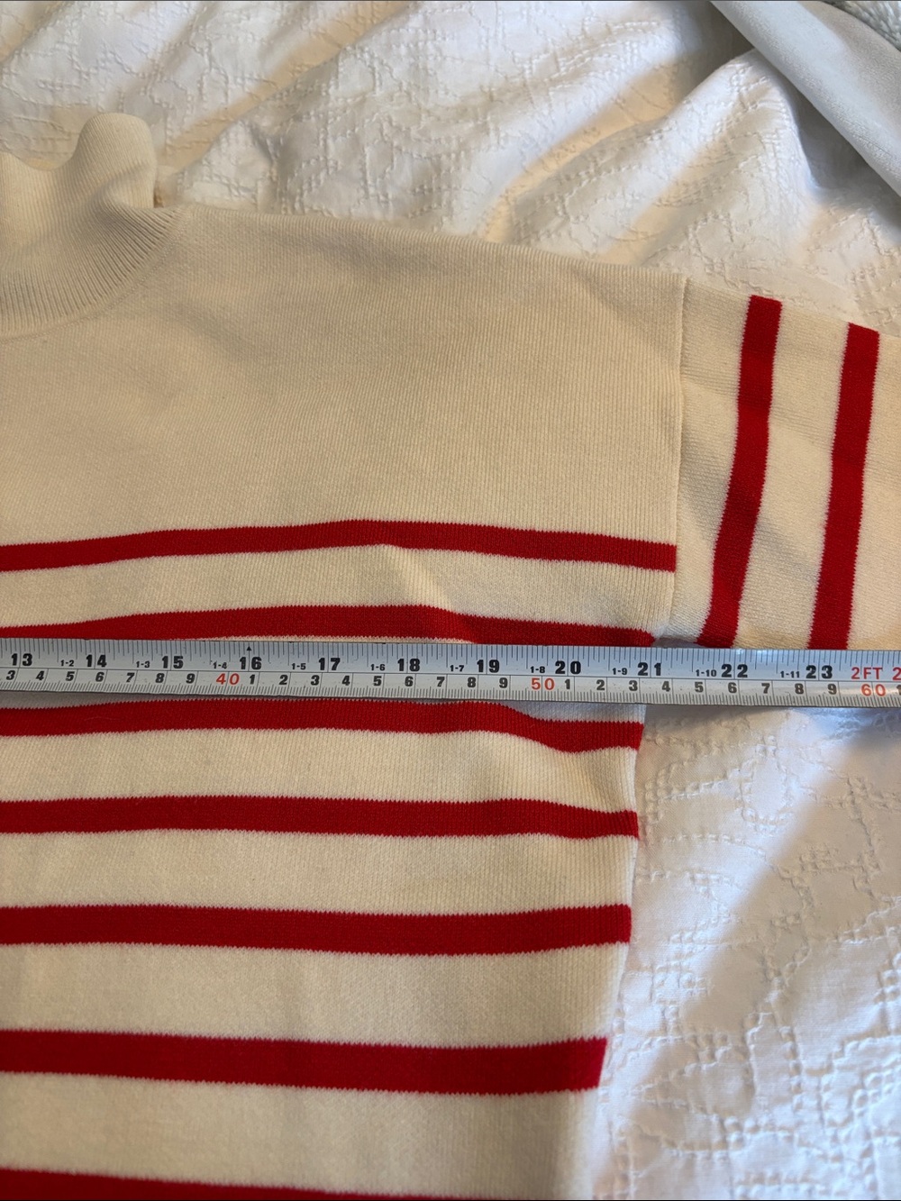 MAJE Montauban jumper turtleneck sailor sweater striped wool blend Size 1 Small - Picture 12 of 15